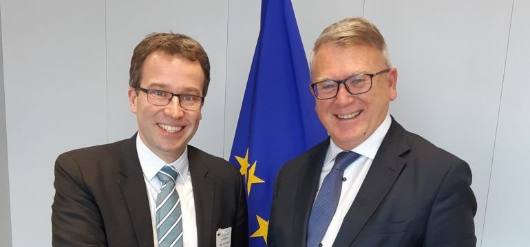 PES network chair Johannes Kopf met Commissioner Schmit › pesnetwork.eu